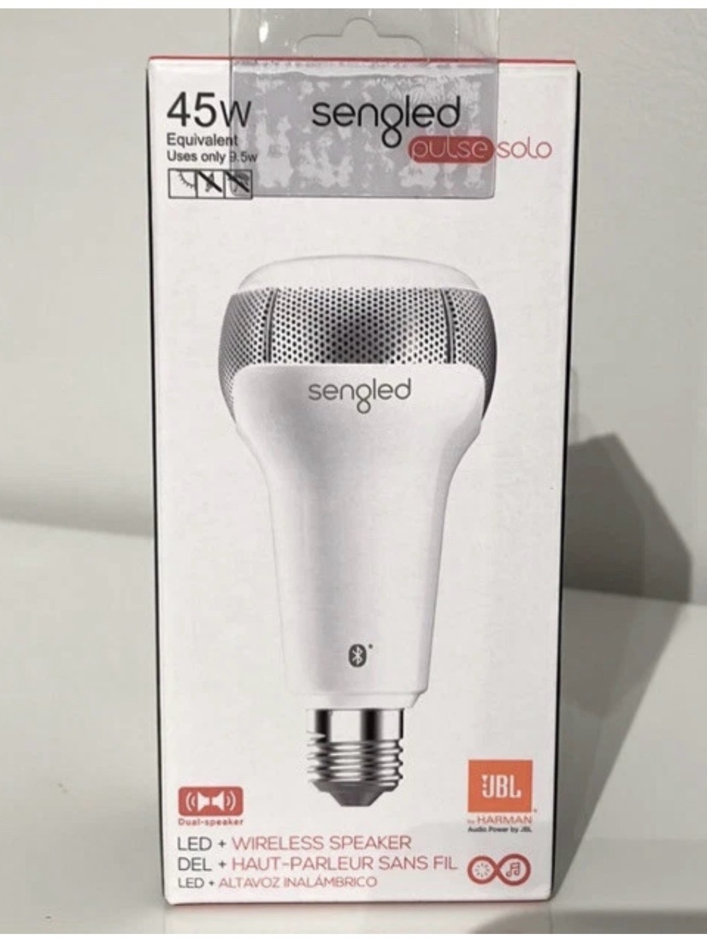 VGUC Sengled Pulse Solo 45W
Equivalent LED+Bluetooth Wireless
Dual-Speakers